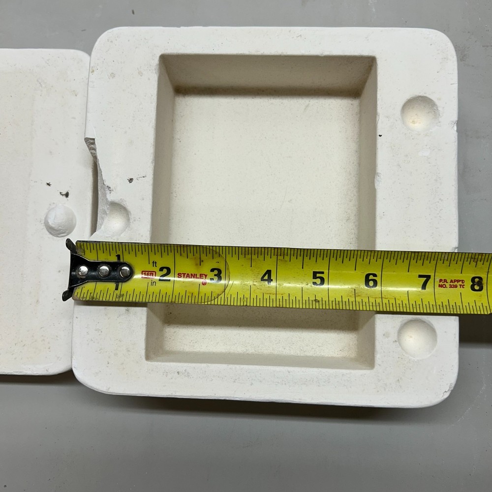 Ceramic Slip Casting Mold Rectangular Base Duncan #200