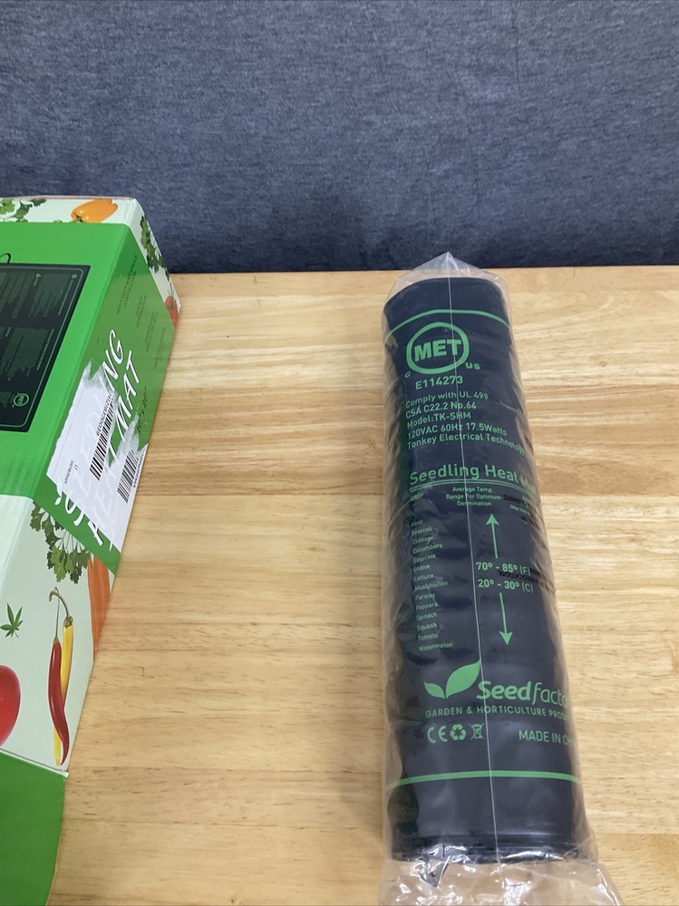 MET certified Seedling Heat Mat Seedfactor Waterproof Durable Germination Sta...