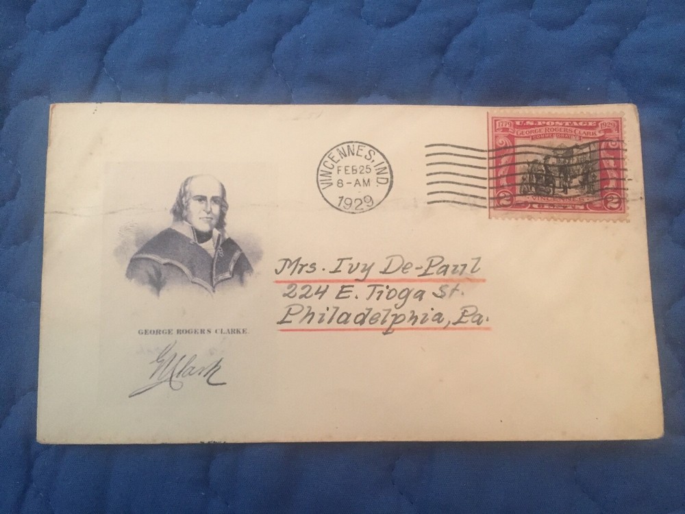 1928 FDC George Rogers Clark