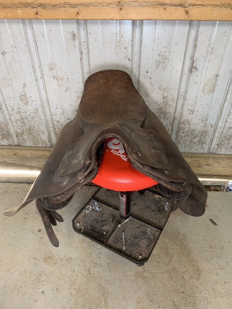 B T Crump english saddle