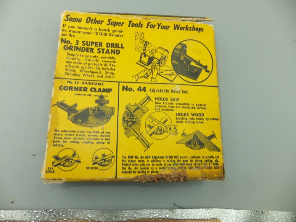 vintage super drill sharping attachment