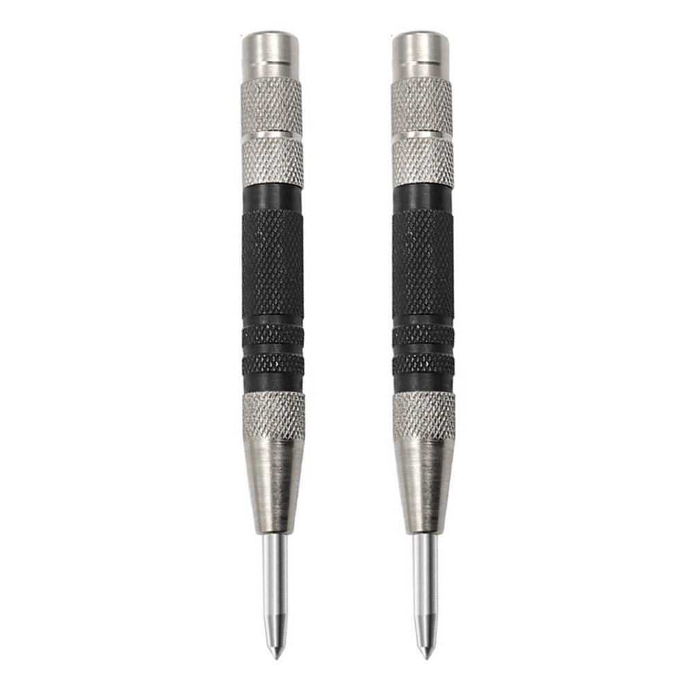 2PCS Adjustable Automatic Center Punch Tool for PRECISION Marking For Wood And