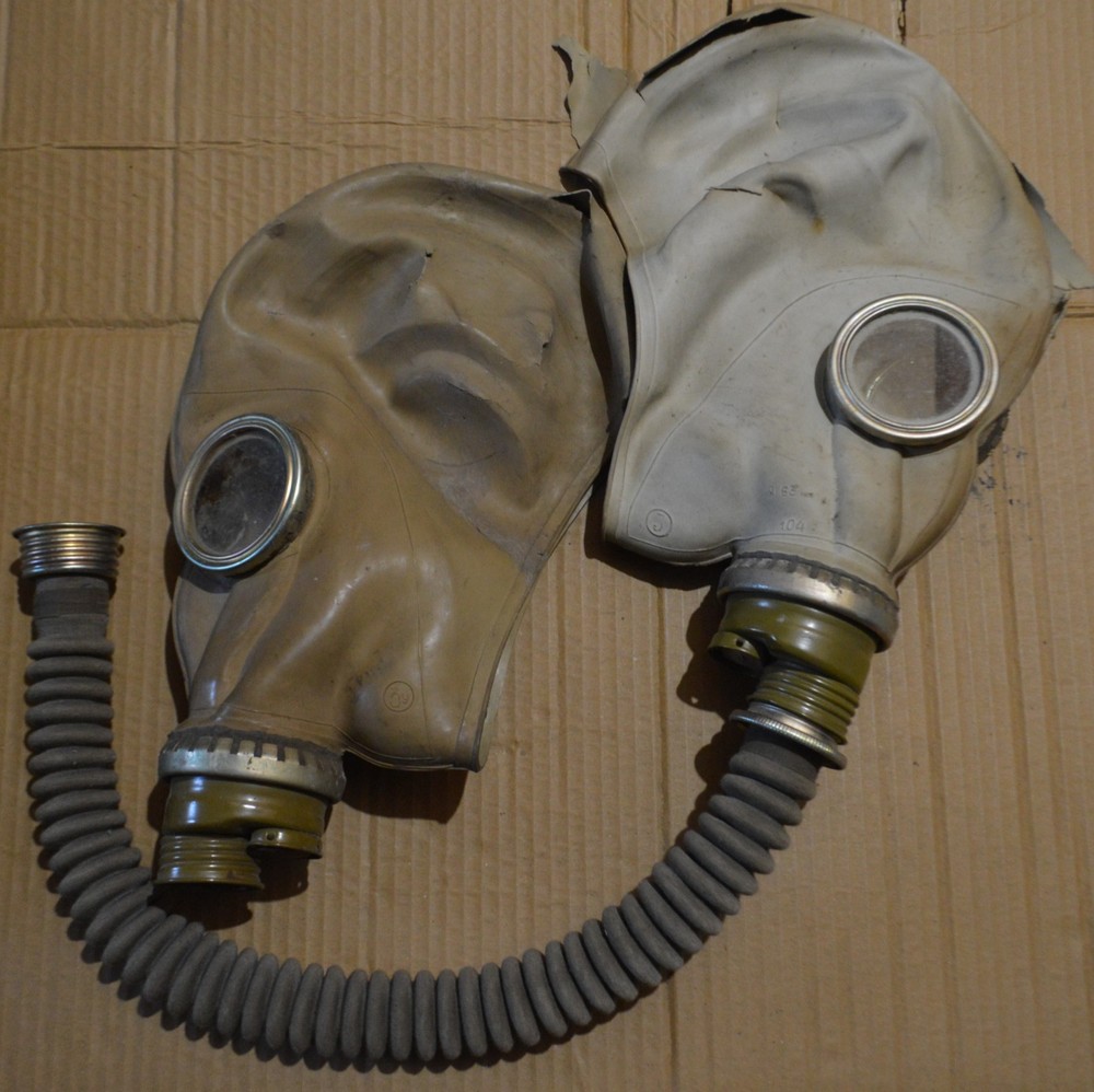 Gas Mask GP-5 2pc  Cold War Soviet Russian protection authentic