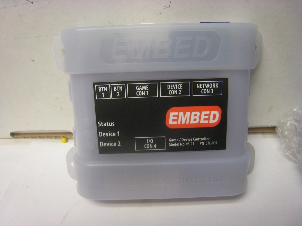 Embed Color-Glo v5.21 CTL-001 Reader Device Controller For Arcade Swiper W2B