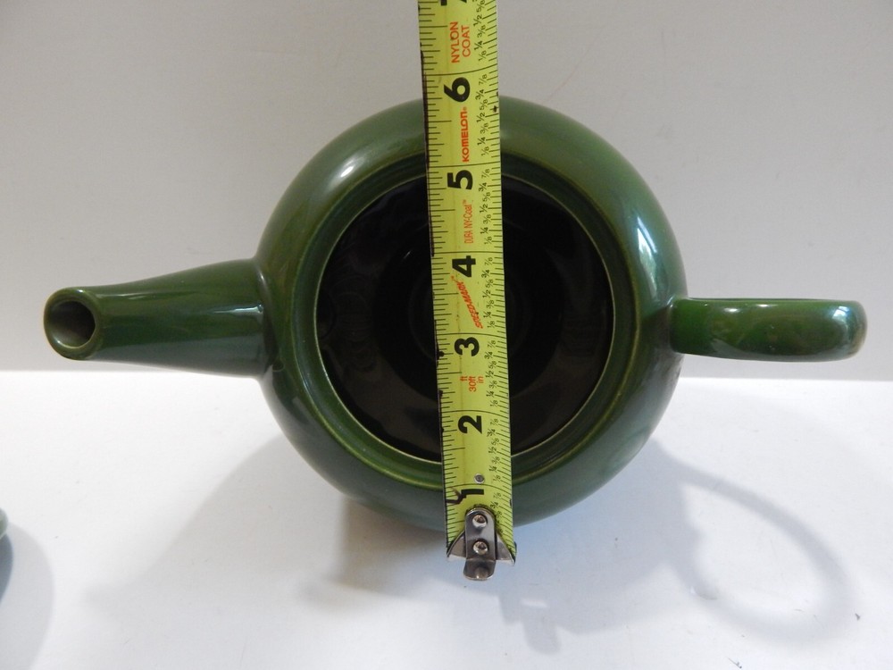 Green Ceramic Coffee Teapot w/ lid