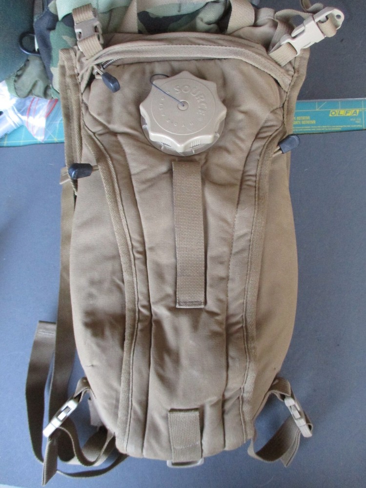 USMC Coyote 3L Hydration Camelback Water Backpack, Hydro Pack System