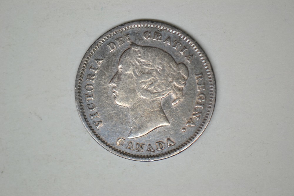 Canada: 1885 5 Cents- VF/EF