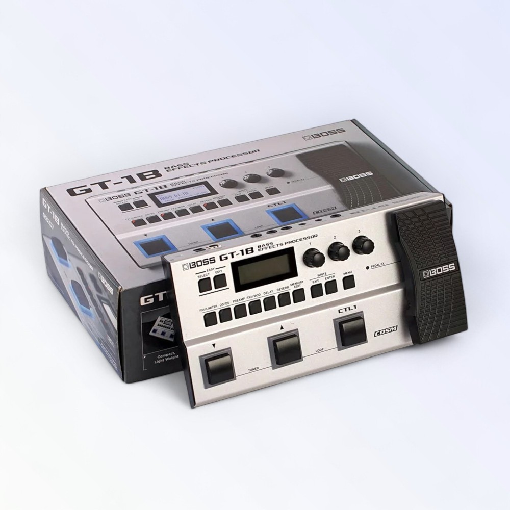 BOSS GT-1B Bass Multi-Effects Processor w/Original Box Manual Tested