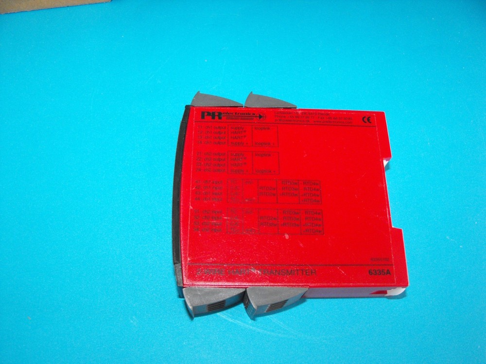 PR ELECTRONICS 6335A.2-WIRE HART TRANSMITTER.6335S102.USED