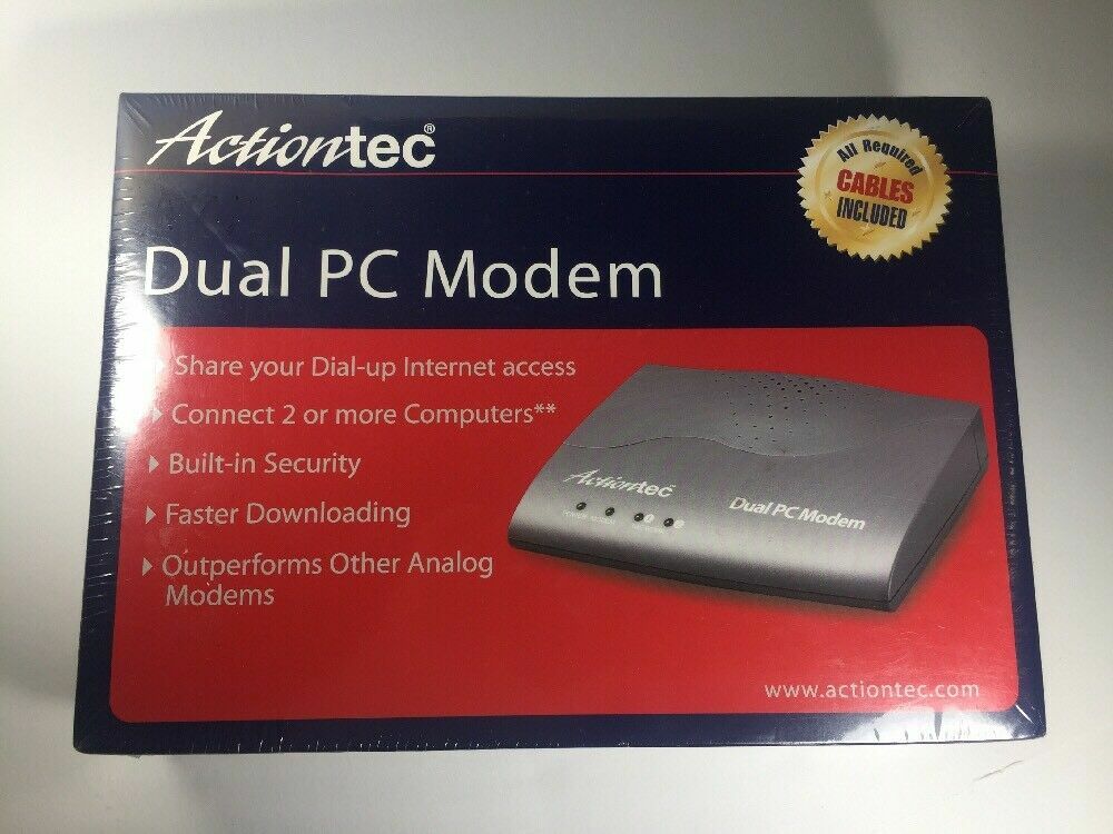 ActionTec Dual PC Modem Model GS002AN-01