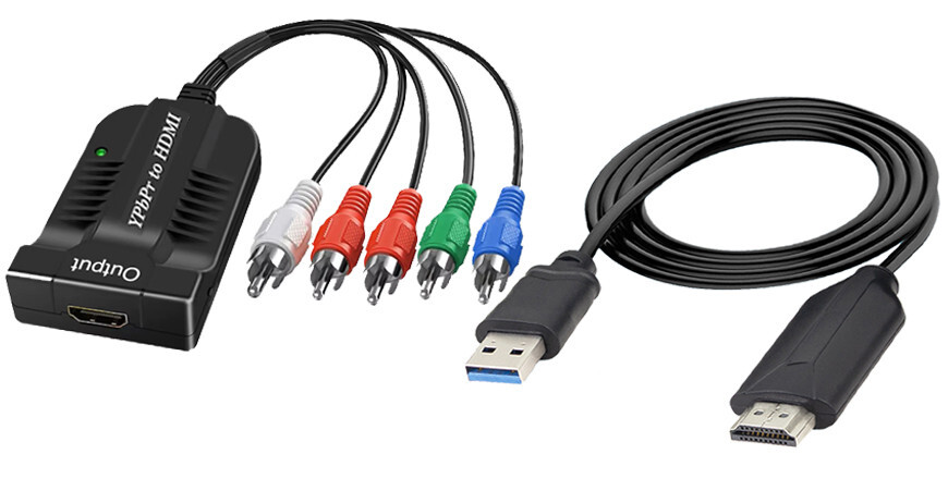 HD Component Video To USB 2.0 Video Capture Dongle For Windows Mac Linux