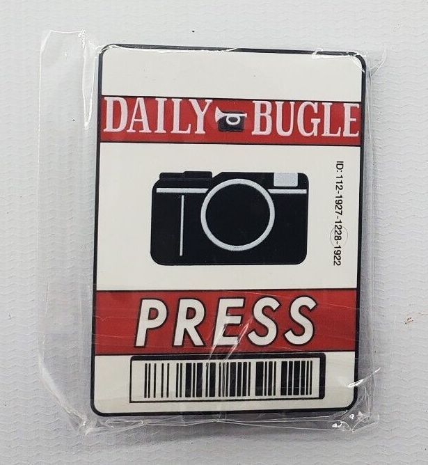 Funko POP! Marvel Collector Corps DAILY BUGLE PRESS Pin (Spider-Man Blue)