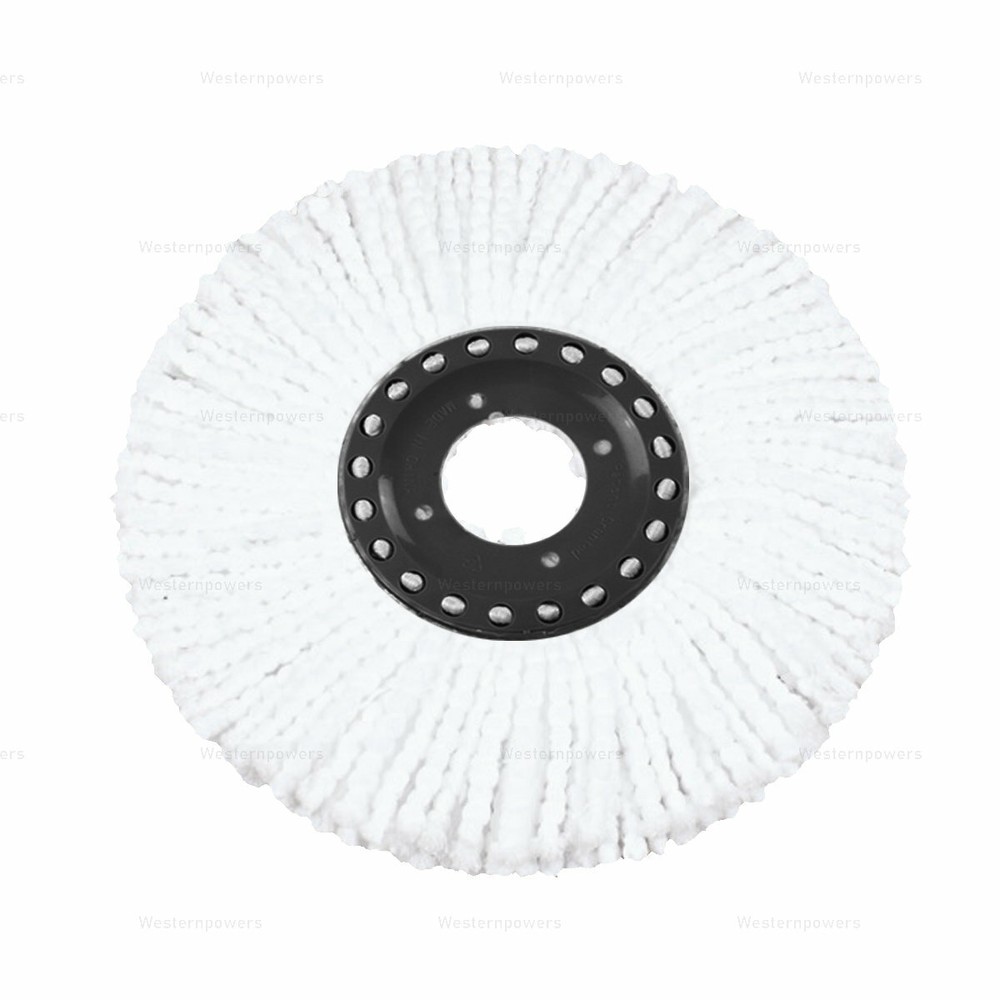 6 Pack Replacement Microfiber Mop Head Easy Cleaning Wring Refill for Spin Mop