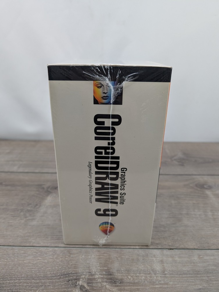 CorelDRAW 9 NEW SEALED! Corel Graphics Suite PC Software CD-Rom - VTG