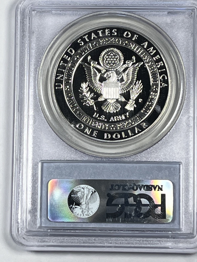 2011-P US Army Silver Commemorative : PCGS PR69DCAM