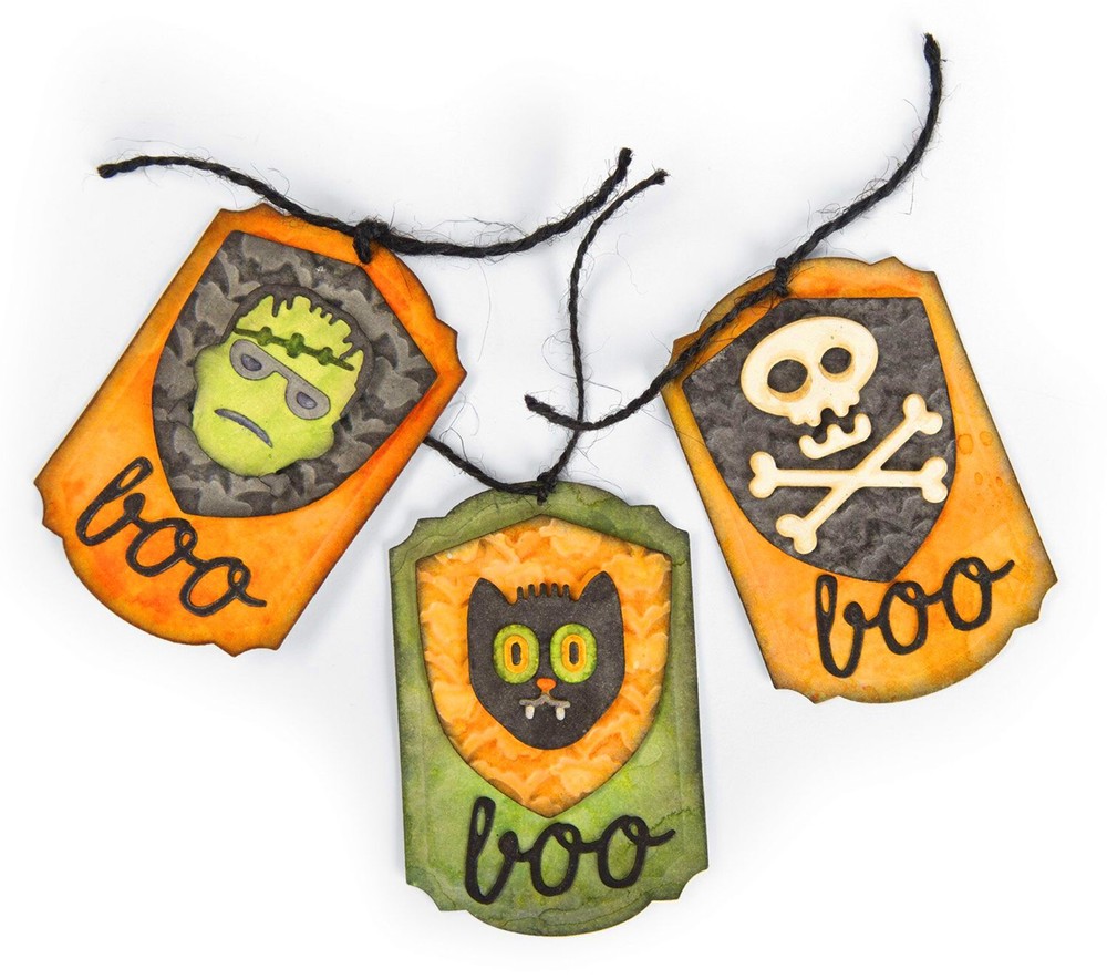 Sizzix Thinlits Labels 17pc set #660060 Retail $22.99 by Tim Holtz