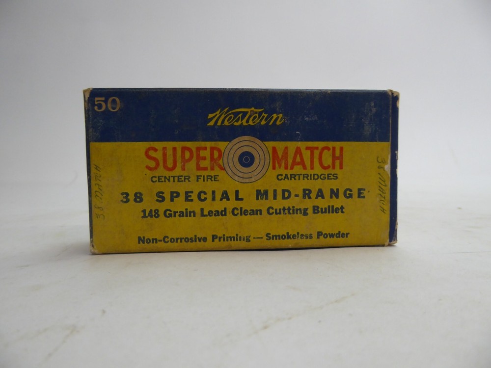 Western Super Match 38 Special Mid-Range Empty Box