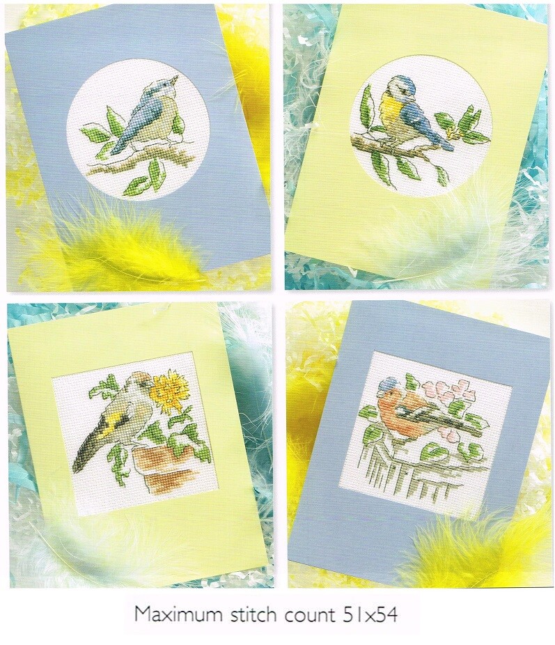 CHIRPY VISITORS  CROSS STITCH PATTERN ONLY  - HGG