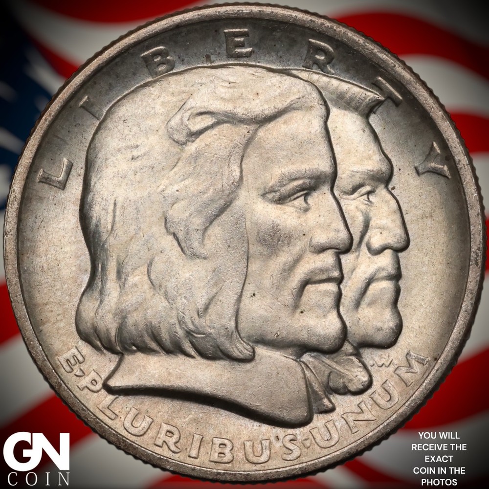 1936 LONG ISLAND Commemorative Half Dollar A9839