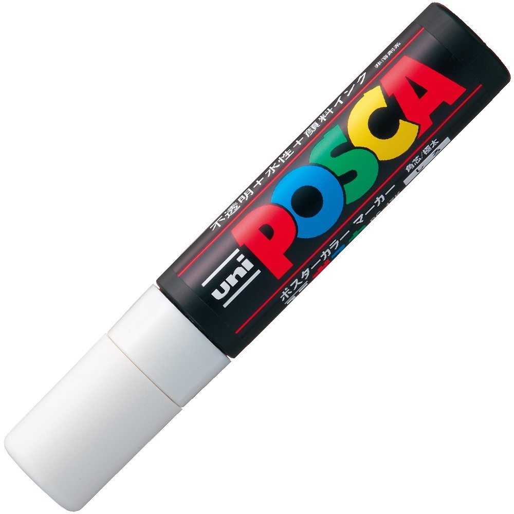 Uni Posca Extra Bold Marker, White PC17K.1
