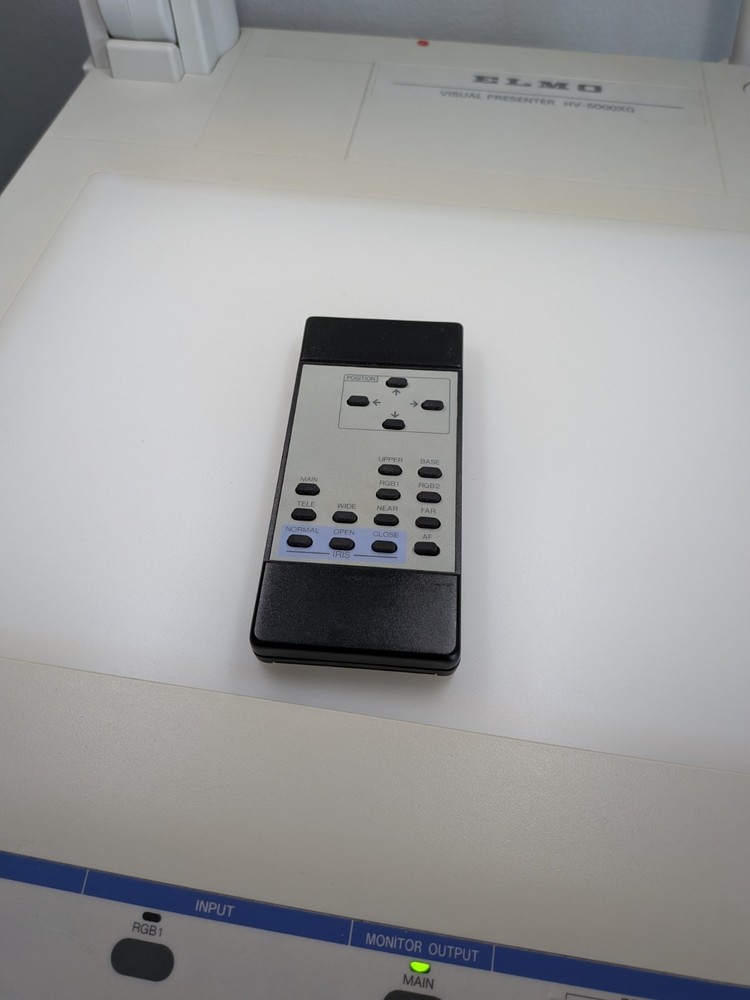 Elmo Visual Presenter HV-5000 XG Tested W/ Remote