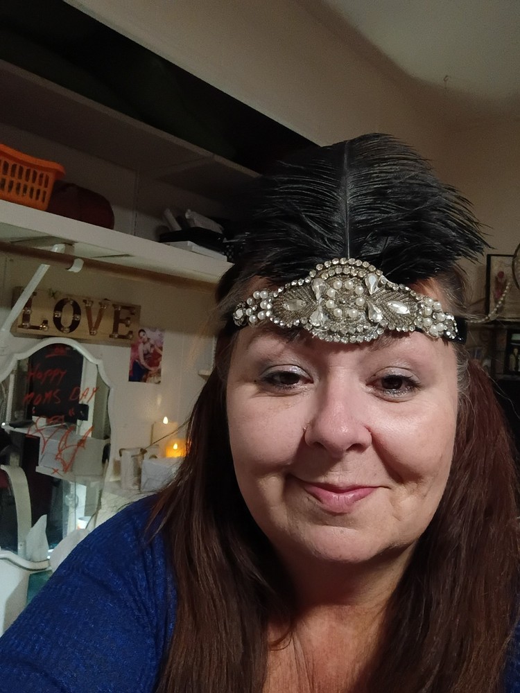Cabaret Burlesque Feather Top