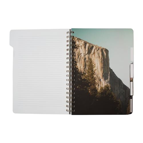 Studio Large Tab Notebook,Flexible Paperback Cover, 5 Naturalist Notes