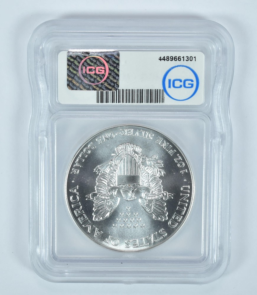1995 American Silver Eagle MS69 ICG