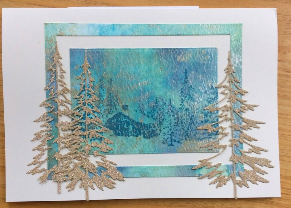 Sizzix Thinlits Woodlands 2pc set #660978 Retail $15.99 designer Tim Holtz