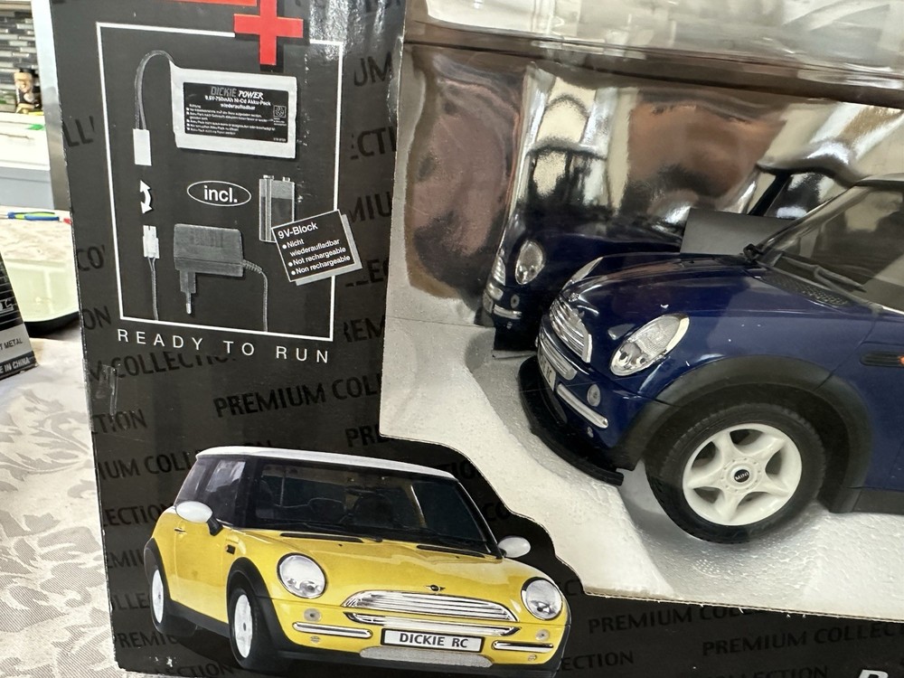 Mini Cooper RC Car Blue And White No remote control