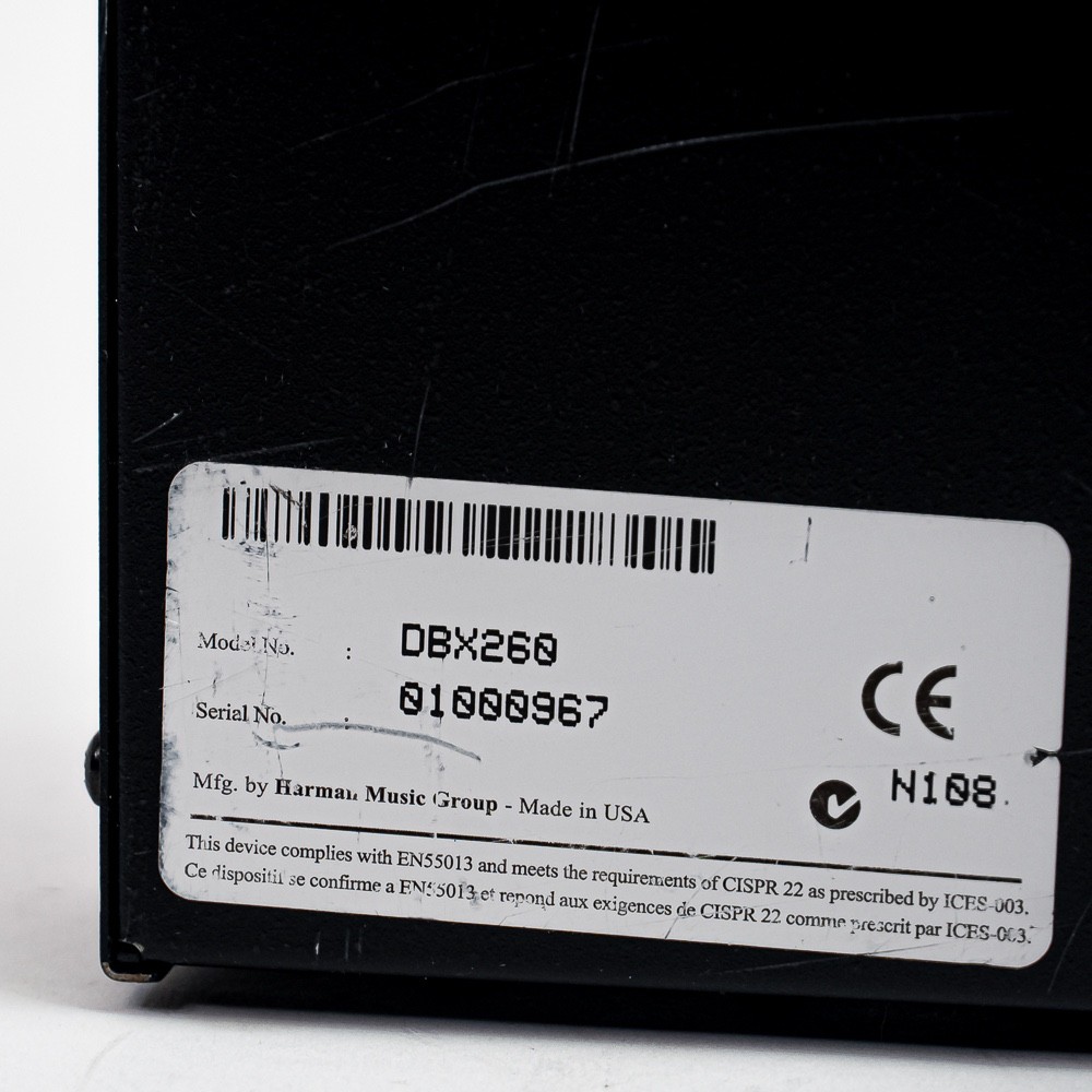 dbx DriveRack 260 Loudspeaker Management System