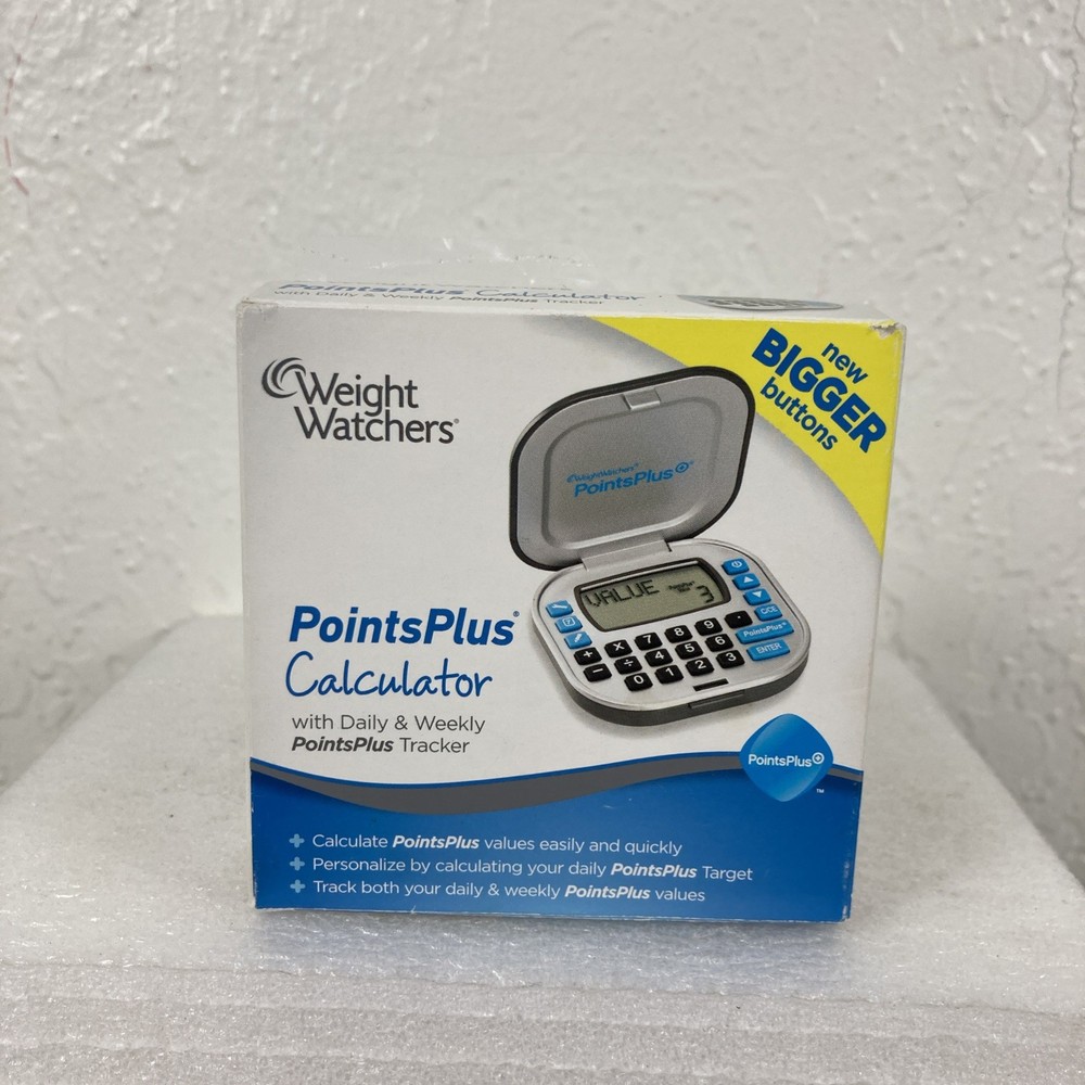 VTG Weight Watchers PointsPlus Calculator With User Guide Daily Weekly Tracker