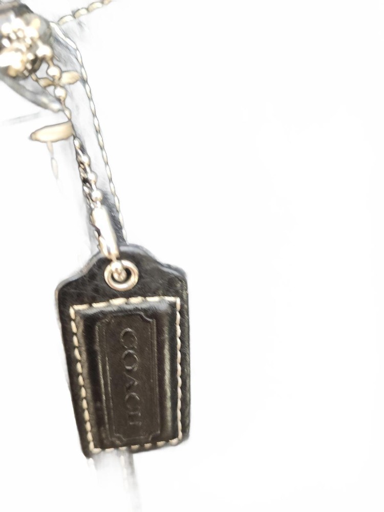 Coach pebbled leather handbag