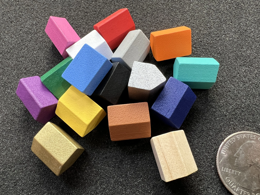 Catan Style Board Game Houses / Settlements