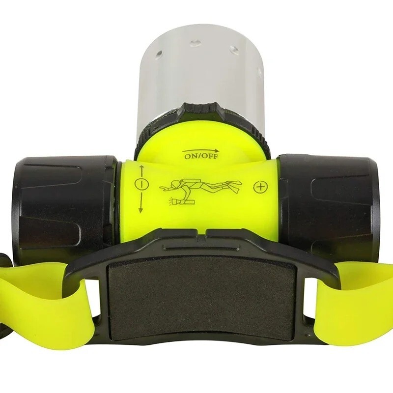 Headlamp Underwater Swimming Headlight Dive Head Light Torch Flashlight