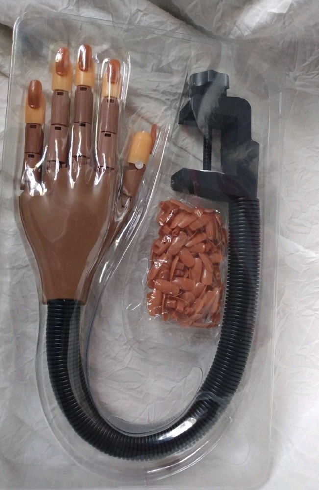 Nail Practice Training Hand Manicure Skills Learning Box Dented With Rip NEW