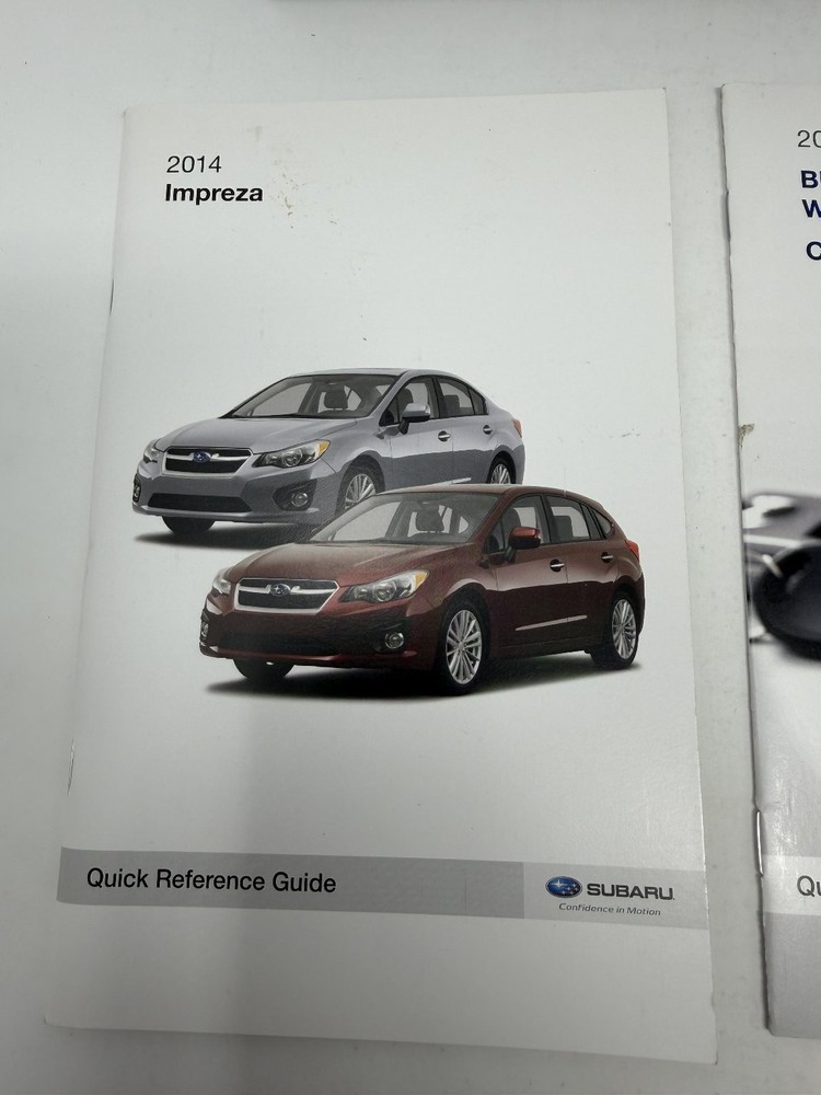 2014 Subaru Impreza Owners Manual OEM Set