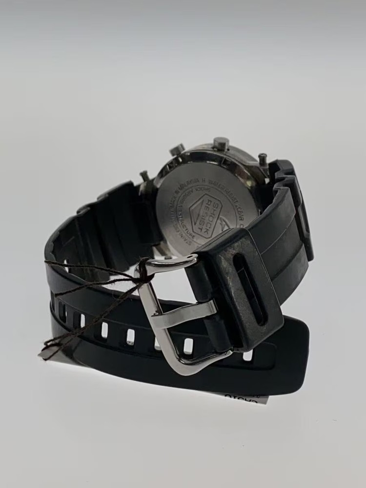 CASIO Quartz Wristwatch Digital Rubber BLK BLK SS G 2000