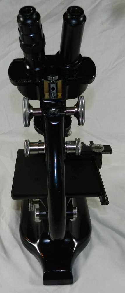 Vintage Spencer Binocular Microscope with 2 sets Occular lenses + 3 Objective +