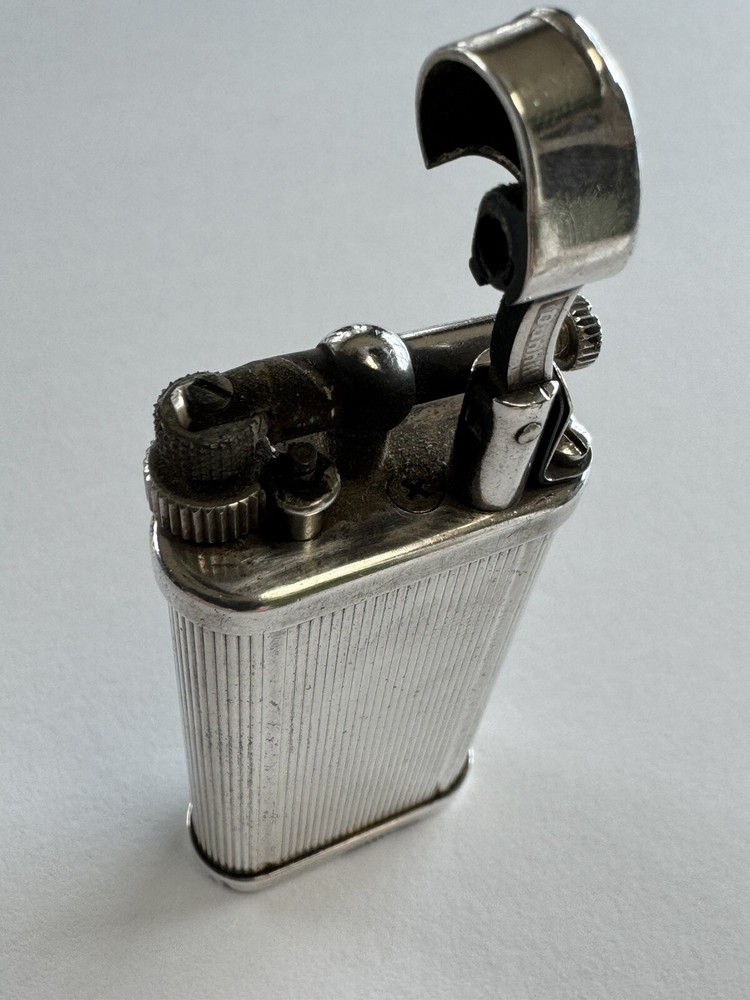 Dunhill VINTAGE Unique Lines Silver Lighter