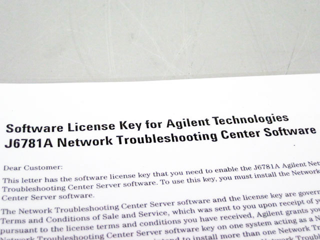 AGILENT HP J6801A DISTRIBUTED NETWORK ANALYZER WITH CASE & ACCESSORIES