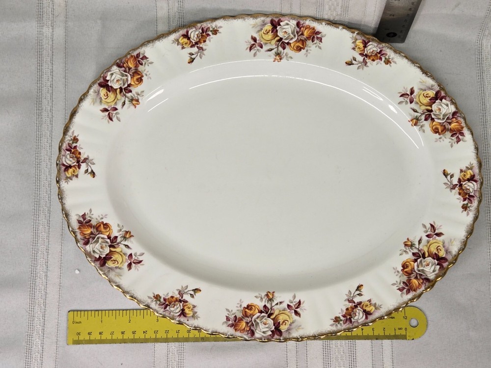 15" Oval Serving Platter Lenora Royal Albert