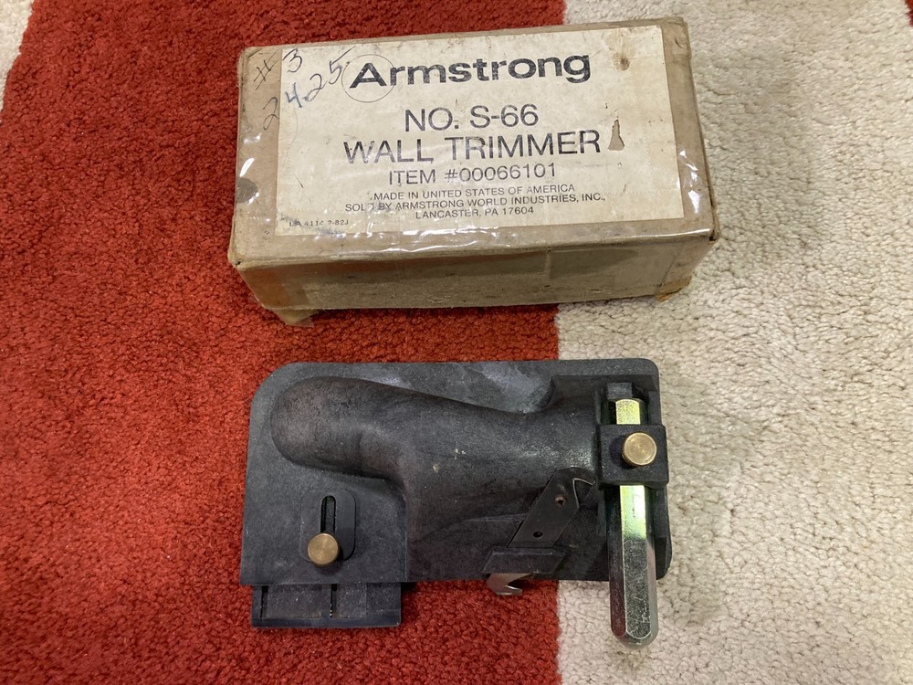Armstrong S-66 Wall Trimmer with Box with Instructions