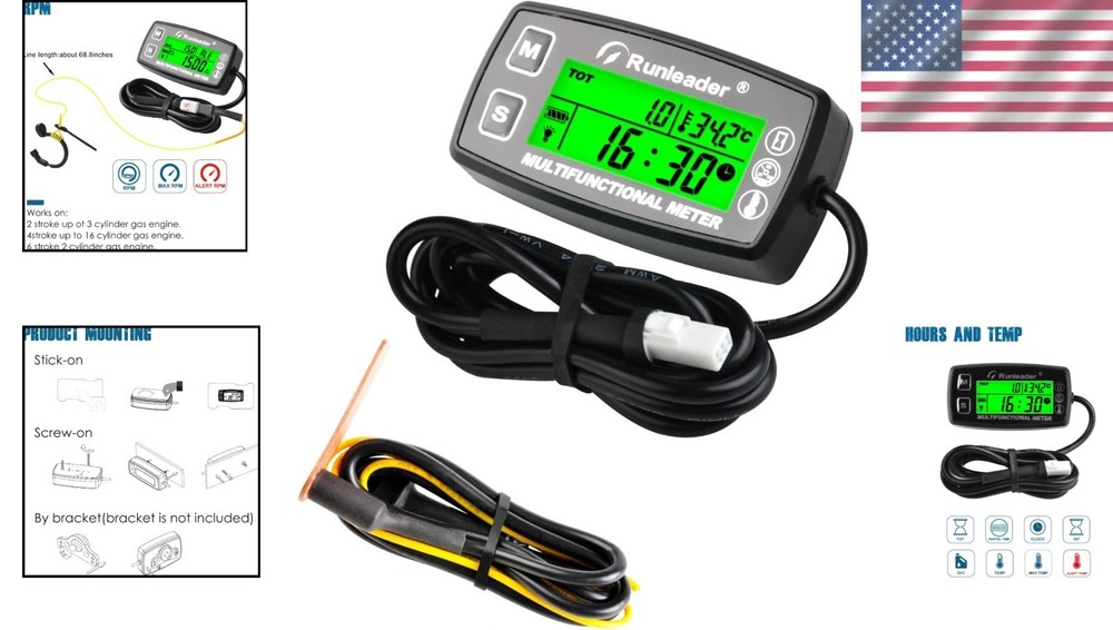 Backlit Display for Lawn Tractors & More