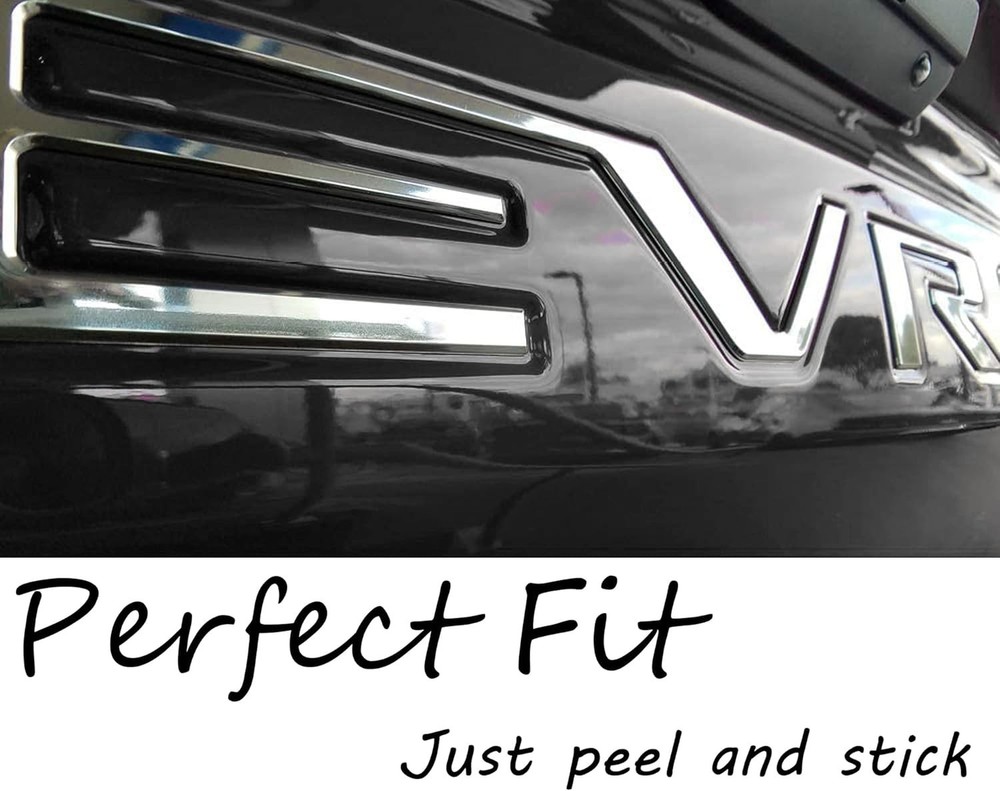 3D ABS Plastic Tailgate Emblems with Strong Adhesive for 2019-2024 Trucks