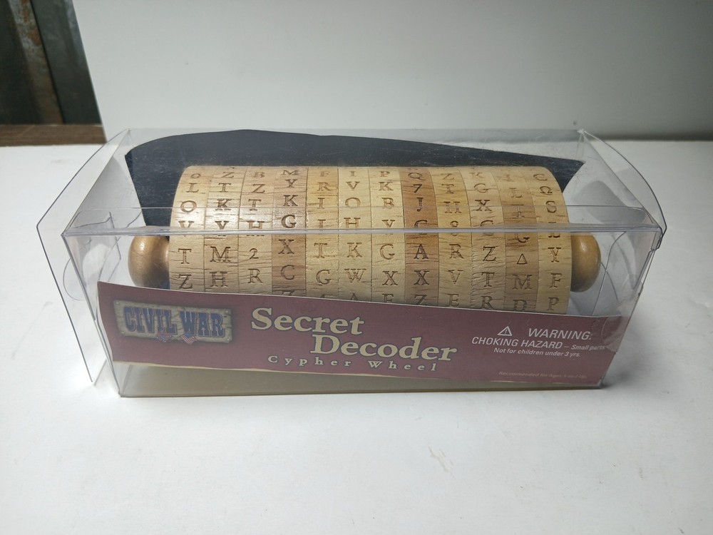 Civil War Secret Decoder Cypher Wheel Ages 5 & Up