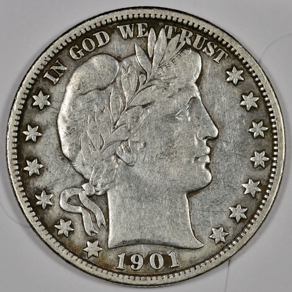 1901 Barber Half.  VF.  196077