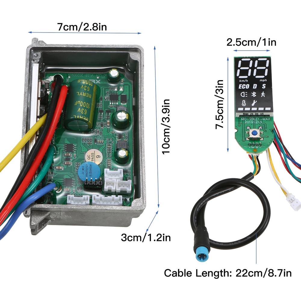For Ninebot Max G30 Electric Scooter Controller Motherboard Switch Panel Kit US