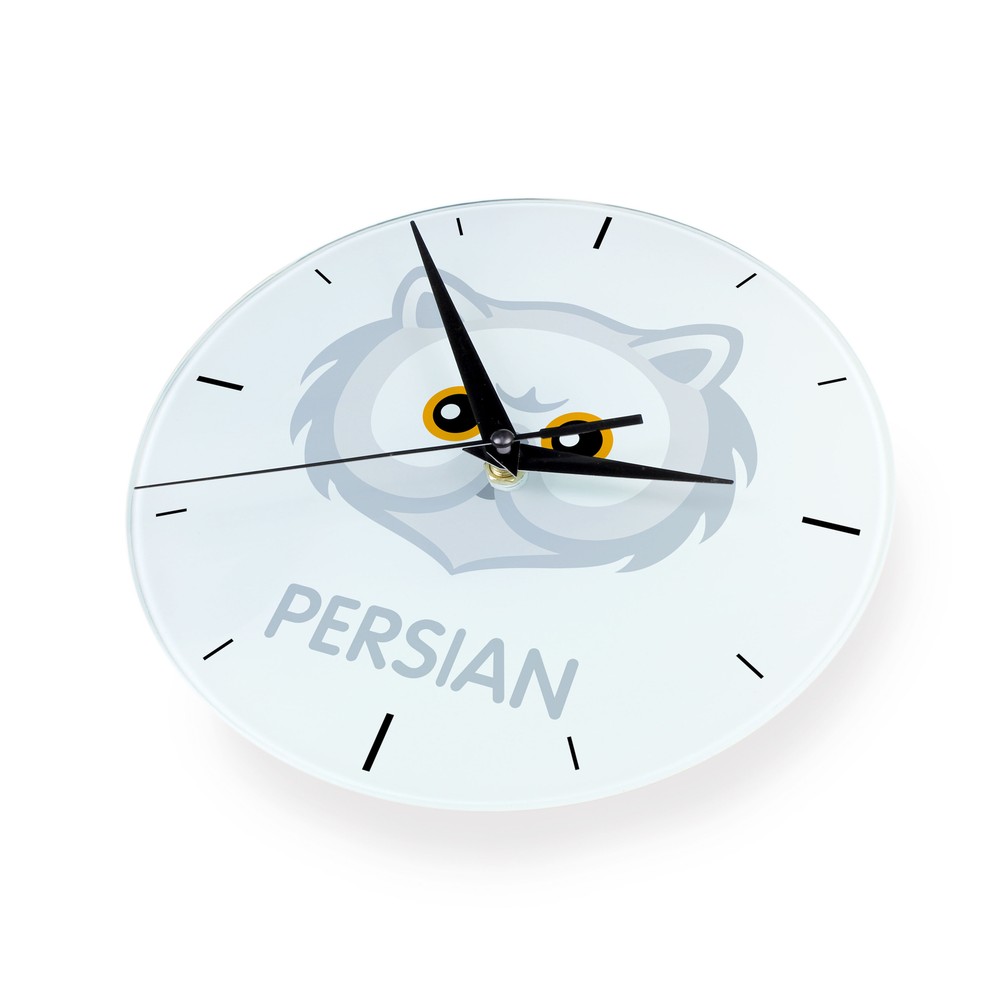 Persian clock with a cat Art-Dog