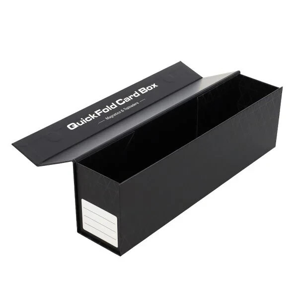 3 Pack QuickFold Card DX Storage Boxes - Magnetics Closure Fits Top loader Cards